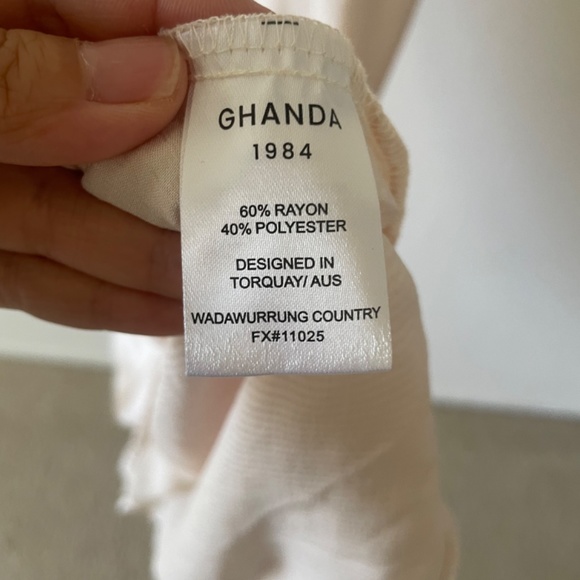 Long Satin Dress - Champagne Sz S - Picture 5 of 15